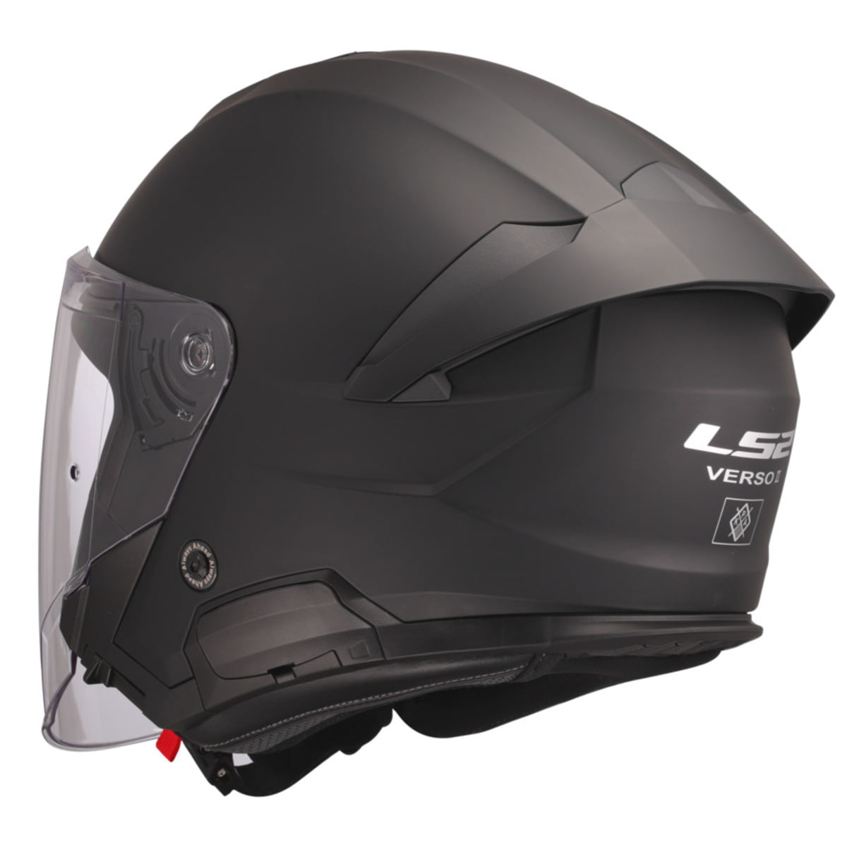 Casco LS2 618 Verso II Solid Negro Mate